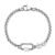 Pulseira Life Masculino Corrente Mosquetão Aço 19,5 cm