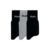 Kit 3 Pares Meia Esportiva Cano Curto Preto 01 39-43