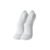 Kit 2 Pares Meia Invisível Calvin Klein Branco 34-38
