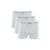 Kit 3 Cuecas Boxer Cotton Branco P