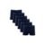 Kit 6 Cuecas Boxer Cotton Azul Marinho GG