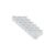 Kit 6 Cuecas Slip Algodão Branco P