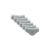 Kit 6 Cuecas Slip Algodão Cinza Mescla Claro G