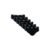 Kit 6 Cuecas Slip Algodão Preto M