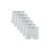 Kit 6 Cuecas Boxer Longa Cotton Branco M
