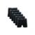 Kit 6 Cuecas Boxer Longa Cotton Preto M