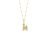 Pingente Letra M Ouro Amarelo e Diamantes