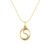 Pingente Letra S Ouro Amarelo e Diamantes
