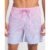 Short Praia Estampado Listrado Lilás Escuro M