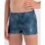 Sunga Boxer Estampada Floral Shadow Infantil Azul Escuro P