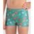 Sunga Boxer Estampada Origami Infantil Verde Médio G