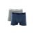 Kit 2 Cuecas Boxer Cotton Azul Jeans Escuro G