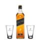 Combo 1 Whisky Jw Black Label 1L + 2 Copos Highball 400Ml