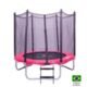 Cama Elástica Pula Pula Kids 1,83m P.Rosa Henri Trampolim C/Ziper Preta