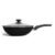 Wok com Tampa e para Indução Brinox Ceramic Life Optima Ø28 x 8 cm 3,4 litros Preto