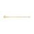 Extensor de Correntes Life Prata com Banho Ouro Amarelo 5 cm