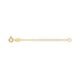 Extensor de Correntes Life Prata com Banho Ouro Amarelo 5 cm