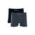 Kit 2 Cuecas Boxer Microfibra sem Costura Preto 01 M