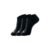 Kit 3 Pares Meia Casual Invisível Hang Loose Preto 01 34-38