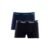 Kit 2 Cuecas Boxer Algodão Infantil Preto 01 P