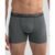 Cueca Boxer Longa Cotton Cinza Mescla Grafite G