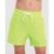 Short Praia Infantil com Elastano Liso Neon Amarelo Neon P