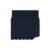 Kit 6 Pares Meia Social Cano Longo Algodão Lisa Azul Marinho