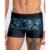Sunga Boxer Estampada Folhagem Preto 01 P