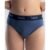 Cueca Slip Algodão Lisa Infantil Azul Jeans Escuro GG