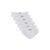 Kit 6 Cuecas Slip Algodão Lisa Branco G