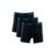 Kit 3 Cuecas Boxer Microfibra Active Preto G