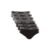 Kit 6 Cuecas Slip Algodão Cinza Mescla Escuro GG