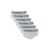Kit 6 Cuecas Slip Microfibra sem Costura Branco G