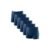 Kit 6 Cuecas Boxer Microfibra Azul Jeans Escuro M