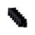 Kit 6 Cuecas Boxer Microfibra Preto M