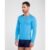 Camiseta Manga Longa com Proteção Uv Fps 50 Azul Claro P