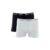 Kit 2 Cuecas Boxer Cotton Plus Size Branco XXGG