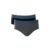 Kit 2 Cuecas Slip Cotton Calvin Klein Cinza Mescla Escuro GG