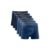 Kit 6 Cuecas Boxer Microfibra sem Costura Azul Marinho M