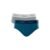 Kit 2 Cuecas Slip Algodão Infantil Cinza Mescla Claro M