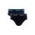 Kit 2 Cuecas Slip Algodão Infantil Preto 01 P