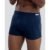 Cueca Boxer Lisa Microfibra Azul Marinho M