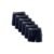 Kit 6 Cuecas Boxer Microfibra sem Costura Azul Marinho M
