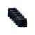 Kit 6 Cuecas Boxer Microfibra sem Costura Preto G