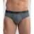 Cueca Slip Algodão Cinza Chumbo GG