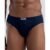 Cueca Slip Algodão Azul Marinho P