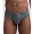 Cueca Slip Algodão Cinza Chumbo GG