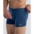 Cueca Boxer Lisa Microfibra Azul Jeans Escuro P