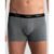 Cueca Boxer Cotton Cinza Mescla Escuro G