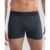 Cueca Boxer Microfibra sem Costura Jacquard Cinza Chumbo M